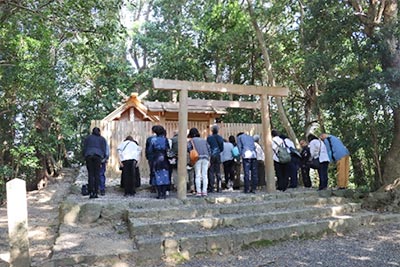 田上大水神社を参拝し2日間の日程を終えました