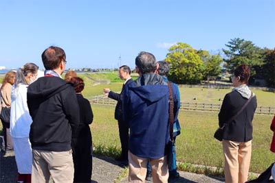 神宮御料地である御塩浜の見学