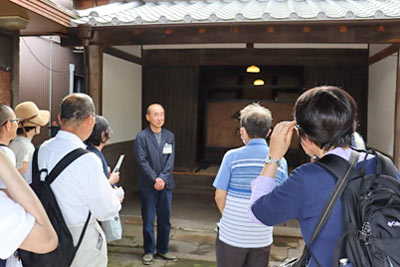 旧御師邸の貴重な遺構を見学