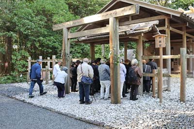 伊雑宮の参拝へ