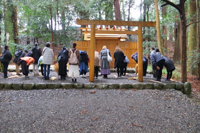 奈良波良神社の参拝