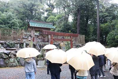 松阪市にある阿射加神社の参拝